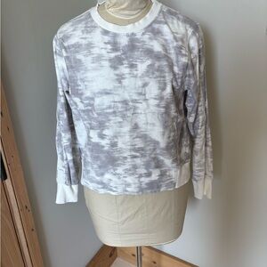 Athleta Gray Graphic Sweatshirt